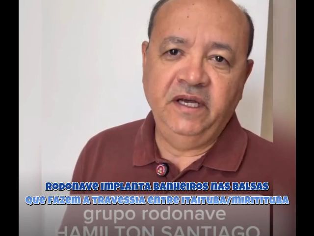 RODONAVE implanta banheiros nas balsas que fazem a travessia entre Itaituba e Miritituba