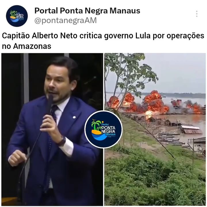 Capitão Alberto Neto (PL), criticou o governo pelas ações do IBMA na região do Rio Madeira